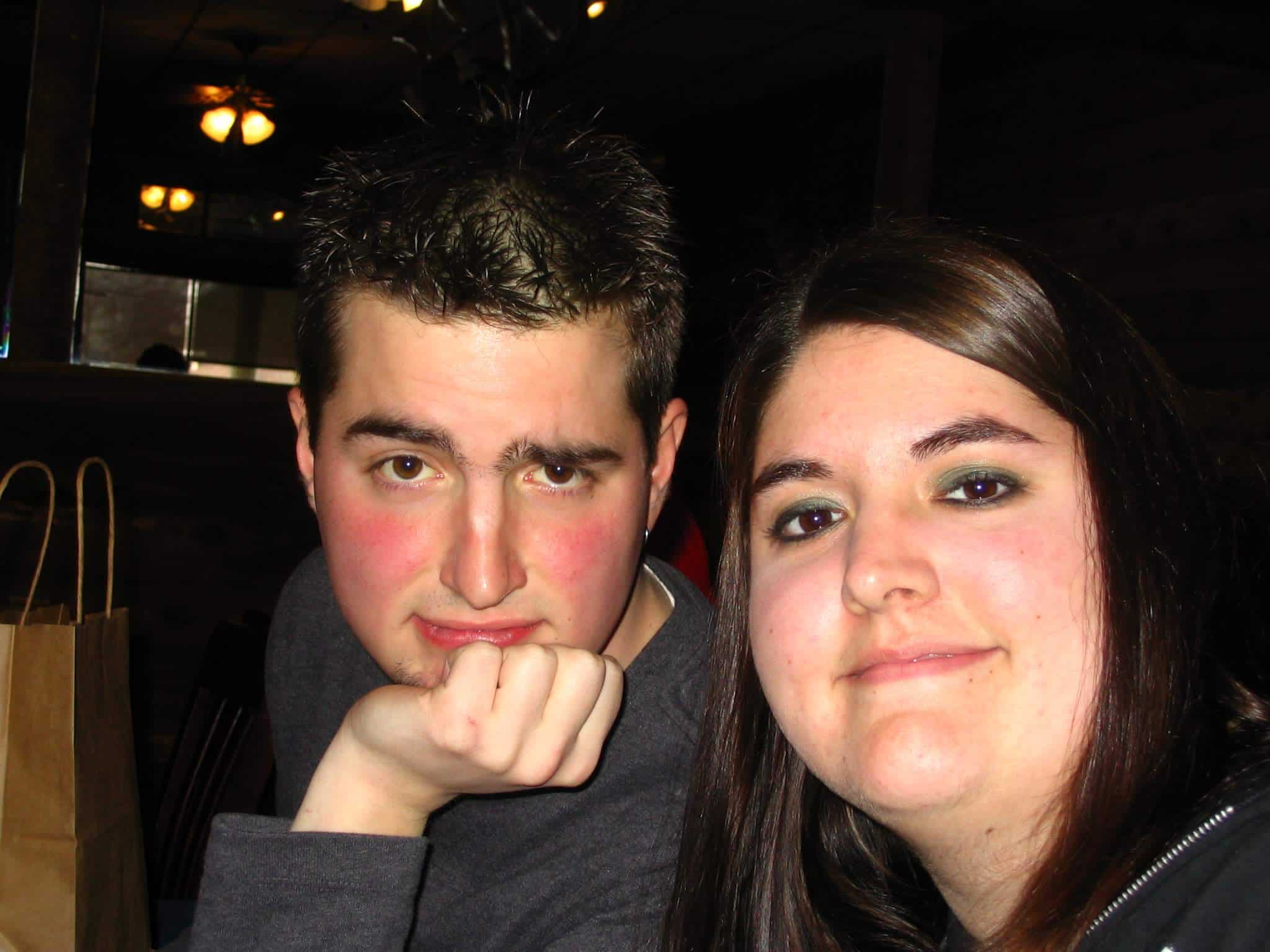 Aaron and Angie as adults
